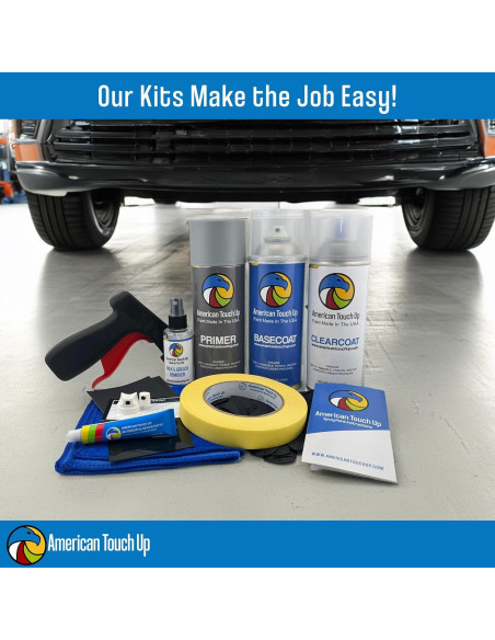 Pintura de Retoque Americana 1D4 Titanio Metálico 355 ml