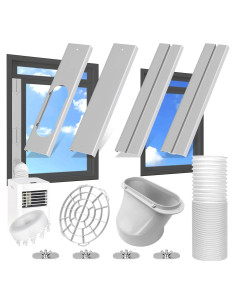 Kit de Ventana para Aire Acondicionado Portátil Haikung 15 cm