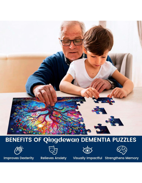 3 Paquetes de 48 Puzzles Grandes Maiqufa para Personas Mayores