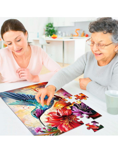 3 Paquetes de 48 Puzzles Grandes Maiqufa para Personas Mayores