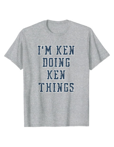 Camiseta Personalizada para Ken - Divertida y Sarcástica