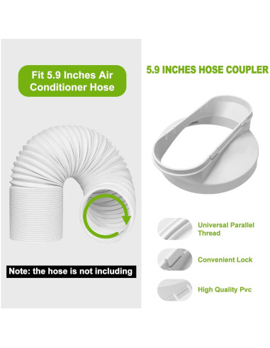 Kit de Ventilación para Ventana de Aire Acondicionado Haikun 43-152cm