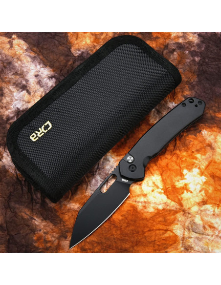Cuchillo Plegable CJRB Pyrite-Alt 7.9 cm Acero AR-RPM9 Negro