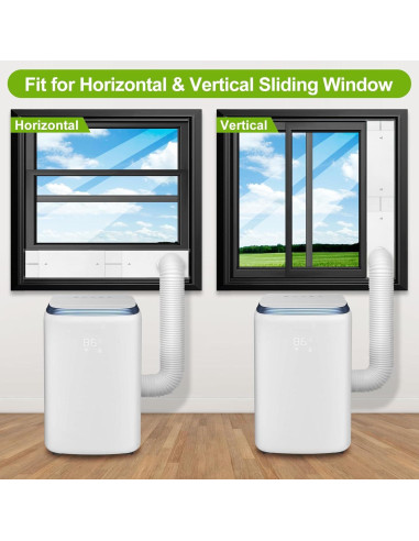 Kit de Ventilación para Ventana de Aire Acondicionado Haikun 43-152cm