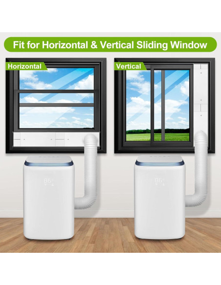 Kit de Ventilación para Ventana de Aire Acondicionado Haikun 43-152cm