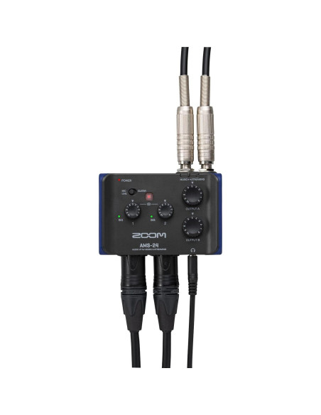 Interfaz de Audio USB Zoom AMS-24, 2 Entradas, 4 Salidas, Loopback