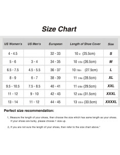 Cubierta de Zapato de Lluvia Impermeable VXAR - Talla M 2