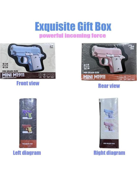 Juguetes de Alivio de Estrés 3D GAIGISFUR 1911 - 2 Piezas