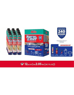 Kit de Aislamiento en Spray Akfix Thermcoat 12 Latas 240 m 2