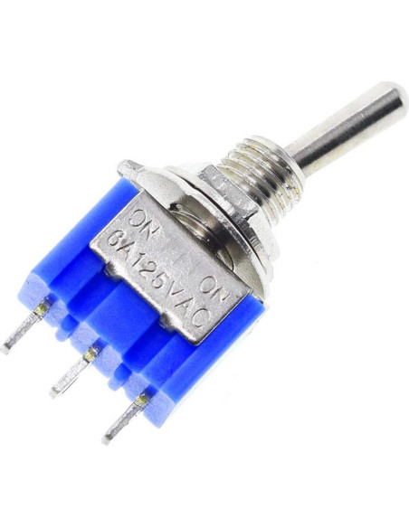 DAOKI Mini Interruptor Basculante SPDT 10PCS 2 Posiciones