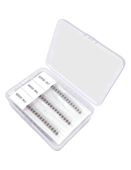 Kit de Diodos Zener SMD 0.5W 520Pcs 26 Voltajes VANXY