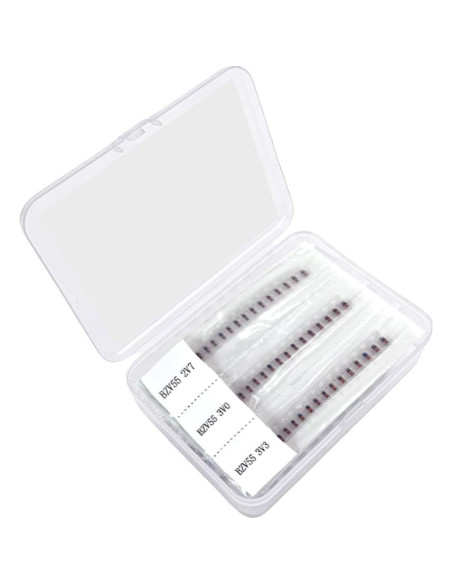 Kit de Diodos Zener SMD 0.5W 520Pcs 26 Voltajes VANXY