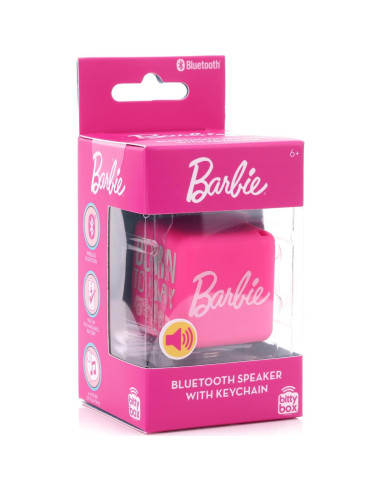 Altavoz Bluetooth Portátil Bitty Boomers Mattel Barbie 3.3 cm
