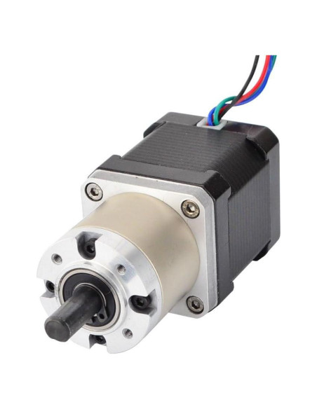 Motor Paso a Paso NEMA 17 con Reductor Planetario 26.85:1
