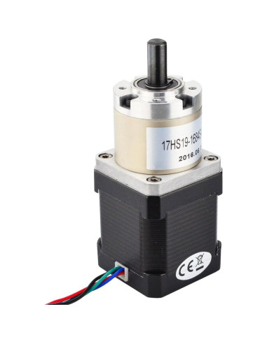 Motor Paso a Paso NEMA 17 con Reductor Planetario 26.85:1