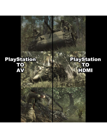 Convertidor HDMI para PS2 y PS3 Azda - Mejora calidad HD