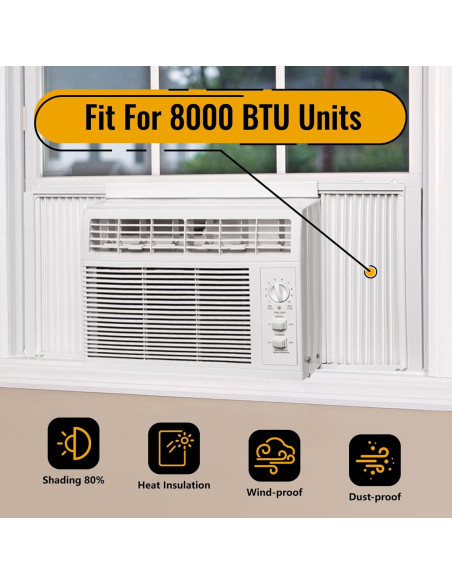 Conjunto de paneles laterales y marco para AC ventana LBG 8000BTU