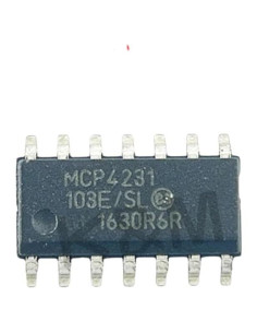 Potenciómetro Digital MCP4231-103E/SOP16 MRIWSETALRIT - 2 Pcs