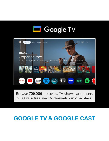 Proyector Portátil Optoma ML1080UST 1080p HDR Google TV