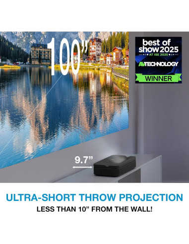 Proyector Portátil Optoma ML1080UST 1080p HDR Google TV