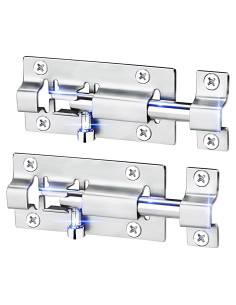 Cerrojo de Barril FATLODA 2 Paquete Acero Inoxidable 3"