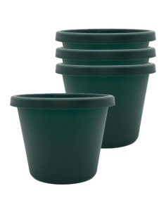 Maceta Redonda de Plástico El HC Companies 15.24 cm - Paquete de 4