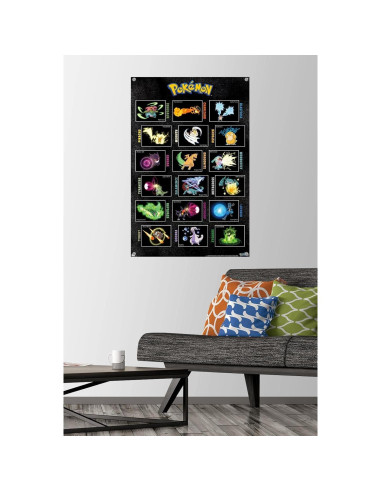 Póster de Pared Pokémon Trends Internacional 56.67x86.36 cm