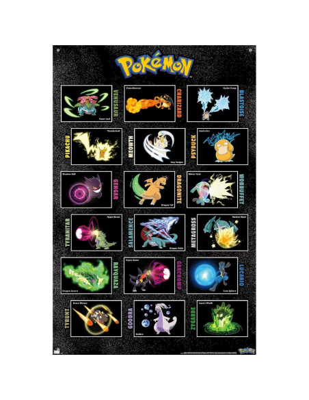 Póster de Pared Pokémon Trends Internacional 56.67x86.36 cm