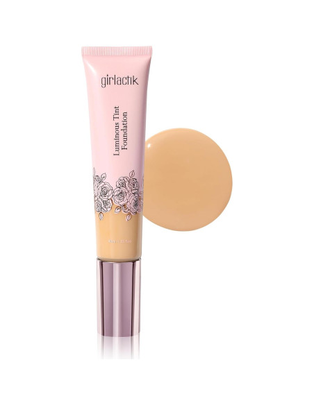 Base de Tinte Luminosa Girlactik 40 ml - Hidratante 2-en-1 Oliva