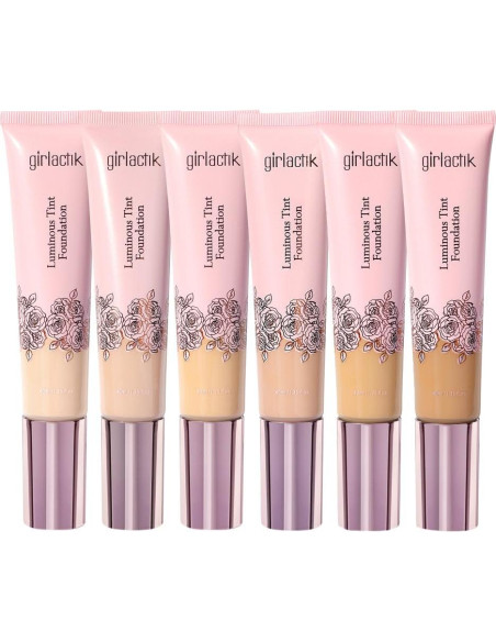 Base de Tinte Luminosa Girlactik 40 ml - Hidratante 2-en-1 Oliva