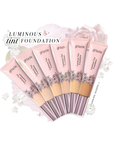 Base de Tinte Luminosa Girlactik 40 ml - Hidratante 2-en-1 Oliva