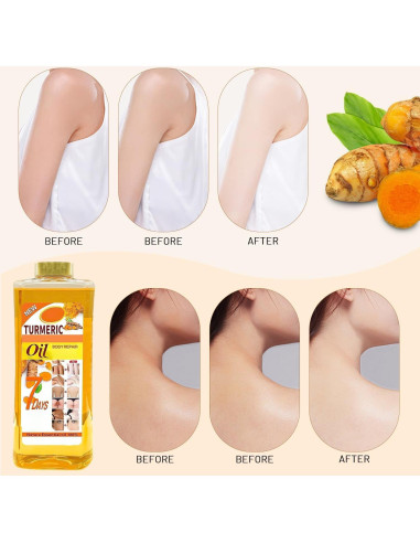 Set de Aceite y Jabón de Cúrcuma Orgánico 200ml - Hidratación y Antienvejecimiento