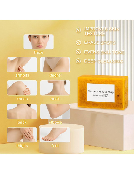 Set de Aceite y Jabón de Cúrcuma Orgánico 200ml - Hidratación y Antienvejecimiento