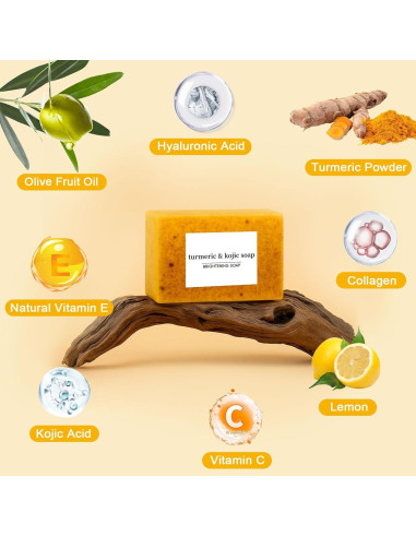 Set de Aceite y Jabón de Cúrcuma Orgánico 200ml - Hidratación y Antienvejecimiento