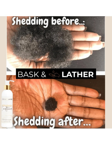 Acondicionador BASK & LATHER Replenish 227 g - Hidratación Profunda