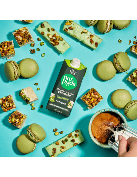 Crema de Pistacho Sin Azúcar nutpods 993.5 ml Vegana Keto
