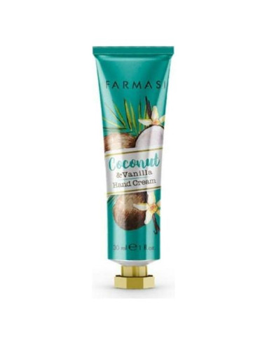 Crema de Manos Farmasi Manteca de Karité 30ml Coco y Vainilla