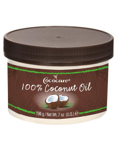 Aceite de Coco 100% Natural Cococare 198 g - Hidratante Piel y Cabello