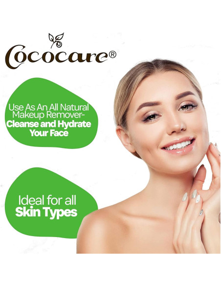 Aceite de Coco 100% Natural Cococare 198 g - Hidratante Piel y Cabello