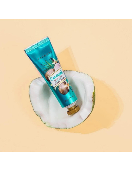 Crema de Manos Farmasi Manteca de Karité 30ml Coco y Vainilla