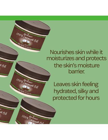 Aceite de Coco 100% Natural Cococare 198 g - Hidratante Piel y Cabello