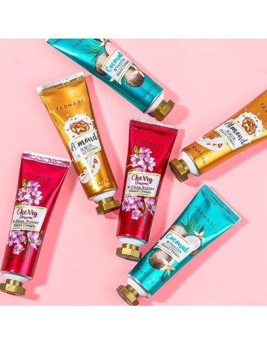 Crema de Manos Farmasi Manteca de Karité 30ml Coco y Vainilla