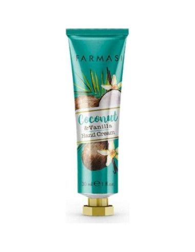 Crema de Manos Farmasi Manteca de Karité 30ml Coco y Vainilla
