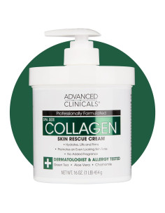 Crema de Colágeno Avanzada para Cuerpo y Cara 453.6g - Advanced Clinicals