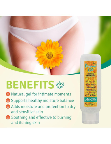 Gel Personal Hidratante Intimo Aloe Life 113g - Orgánico y Sin Fragancia