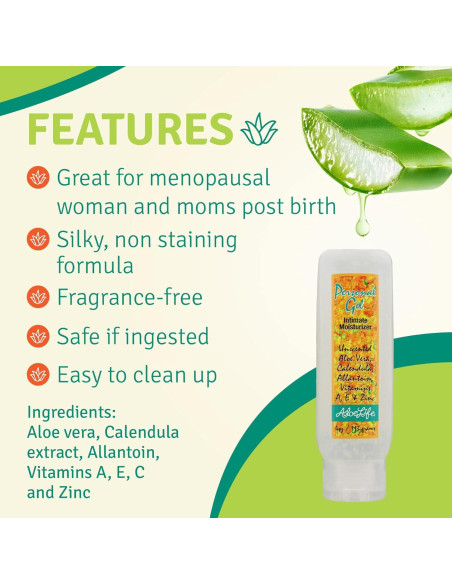 Gel Personal Hidratante Intimo Aloe Life 113g - Orgánico y Sin Fragancia