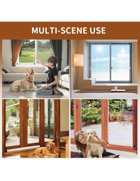 Barra de Seguridad Ajustable Widyana para Puertas Correderas 43-117 cm