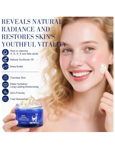 Bálsamo Hidratante Facial y Corporal SKSOYT - Grasa de Res Orgánica 308g