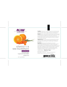 Hidratante de Vitamina C y Espino Marino Now Foods 59 ml 2