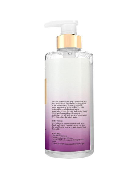 Gel de Ducha Antienvejecimiento Neutriherbs 500ml con Retinol y Aloe Vera